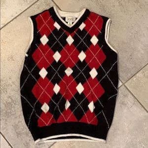 Argyle sweater vest